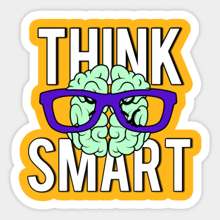 Think smart Sticker